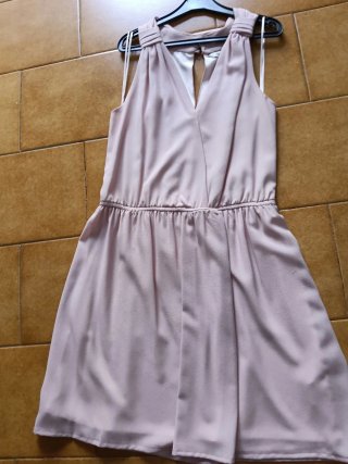Vestido de graduación color rosa