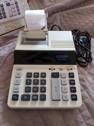 Calculadora con Impresora Citizen CX-122S
