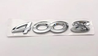 Emblema trasero letras 4008 Peugeot cromado