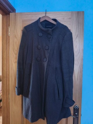Abrigo Zara Basic Gris