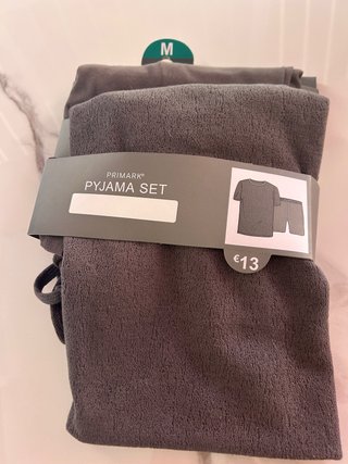 Pijama corto de caballero Primark gris Talla M