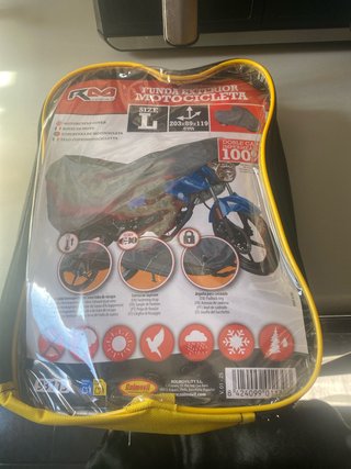 Funda Moto Exterior RM Talla L Impermeable