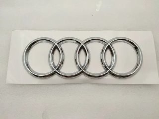 Logo aros Audi trasero todas las medidas y colores