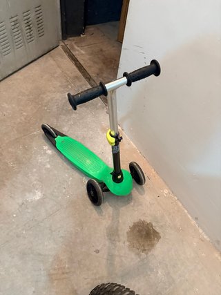 Patinete infantil 3 ruedas verde niño