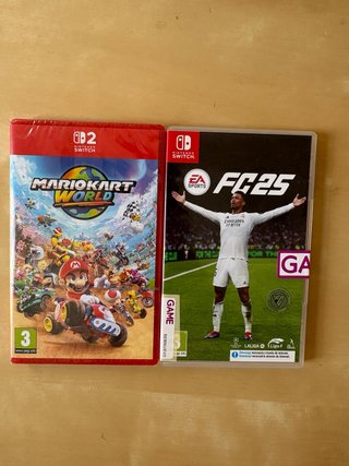 2 Juegos Nintendo Switch: Mario Kart y FC 25