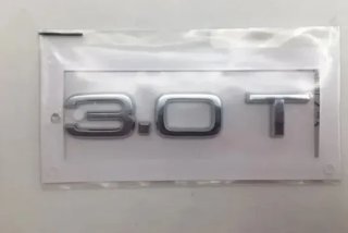 Emblema cromado lateral Audi 3.0T