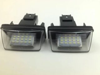 Luces plafones LED matrícula Citroën Peugeot