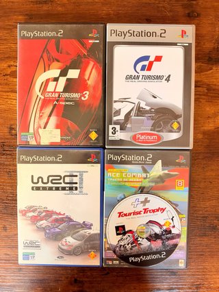 Lote 4 Giochi PS2: Gran Turismo, WRC
