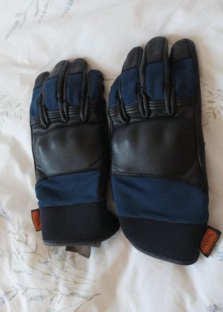 Guantes Moore Road Negro/Azul
