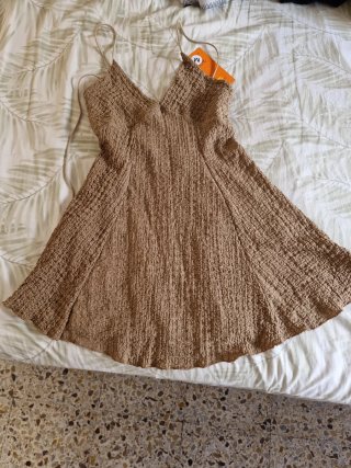 Vestido marrón talla M