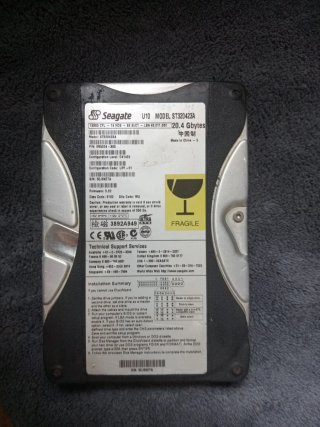 Disco Duro Seagate ST320423A 20.4 GB Vintage