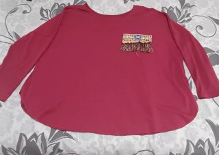 Camiseta rosa talla única