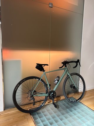 Bicicleta Gravel Verde