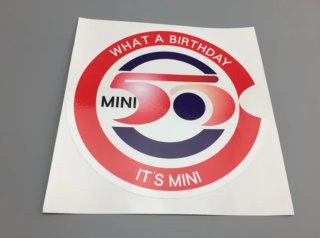 Vinilo tapa depósito Mini Cooper 50 aniversario
