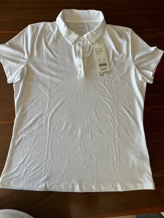 Polo OYSHO Blanco Talla M