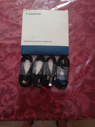 Pack 4 Cables RAMPOW USB a tipo C