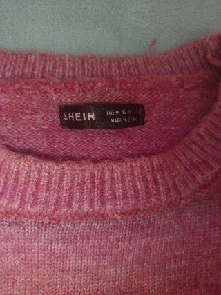 Jersey SHEIN rosa/rojo talla M