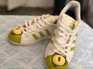 Adidas Los Simpson Alienígena Verde Blanco