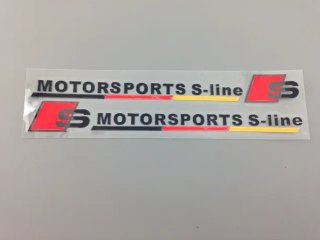 Pegatina vinilo motorsports S line Audi