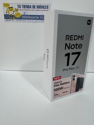 Xiaomi Redmi Note 17 Pro Max Precintado cambio