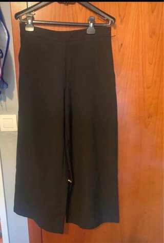 Pantalones de traje anchos negros