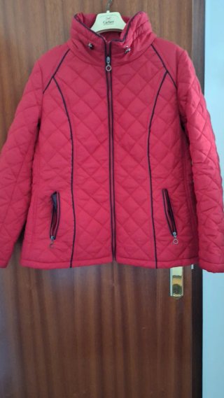 Chaquetón acolchado Carber rojo mujer