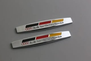 2 x logo Audi sport german team
