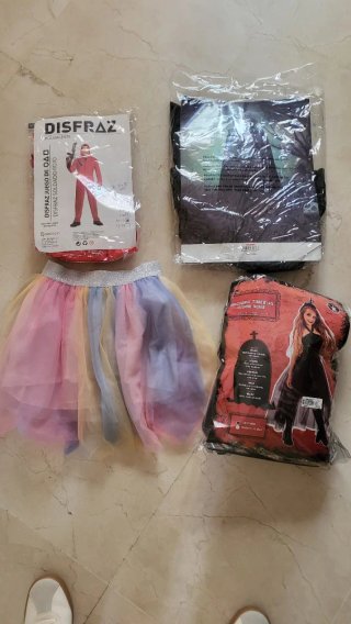 Disfraces (lote): Soldado Rojo,Unicornio,Tuctú, ca