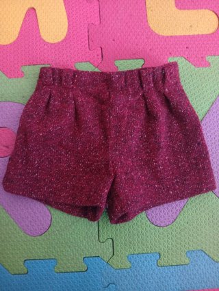 Shorts Zara Rojo Bebé Niña