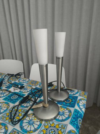 Set de 2 Lámparas de Mesilla