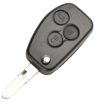 Carcasa llave 3 botones Renault Dacia Modus Logan