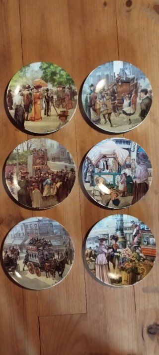 Set di 6 Piatti Decorativi The Good Old Days