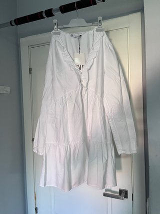 Vestido blanco Zara