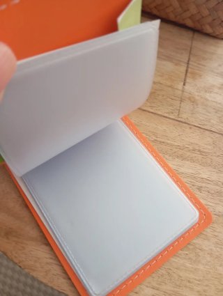 Tarjetero Bismark Naranja