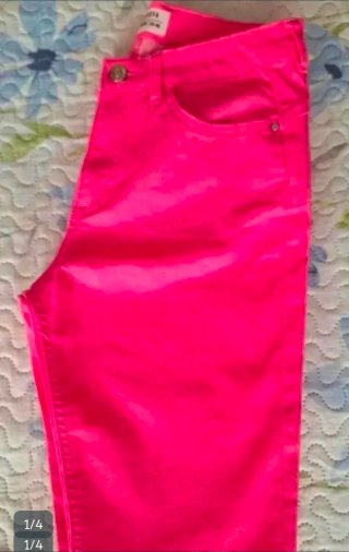 Pantalón Rosa de Mujer talla 40 Sin estrenar