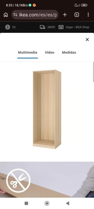 Mueble de roble Ikea