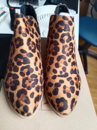 Botines Animal Print Marrones y Negros