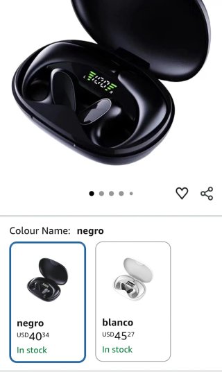 Auriculares Traductores Inteligentes Negros