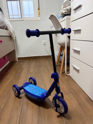 Patin Infantil 3 Ruedas Azul