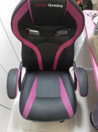 Silla Gaming Mars Gaming Negra y Rosa