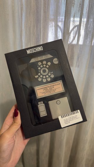 Cover Moschino Telefono Nero