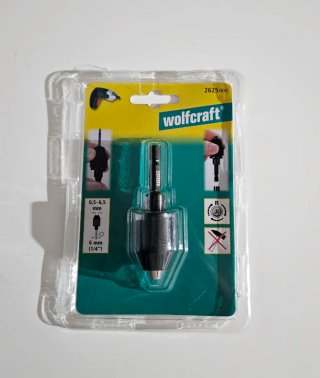 Portabrocas Wolfcraft 0,5-6,5 mm