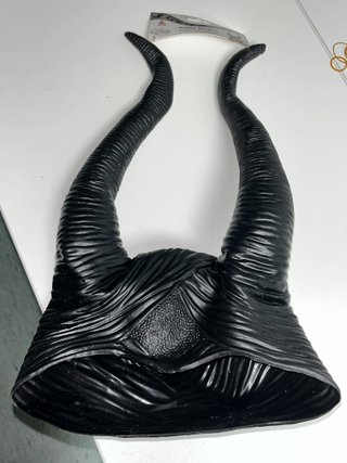 Gorro con Cuernos de Hada Negra