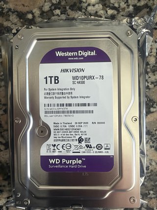 Disco Duro Western Digital Purple 1TB