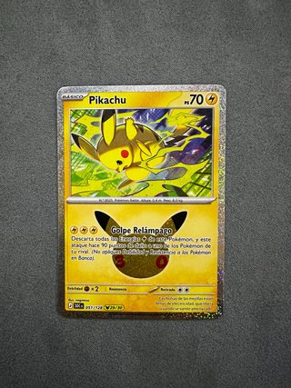 Pikachu 30th Anniversary Pokemon Card