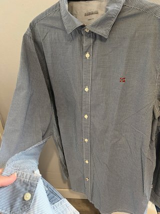 Camisa Napapijri a cuadros azul