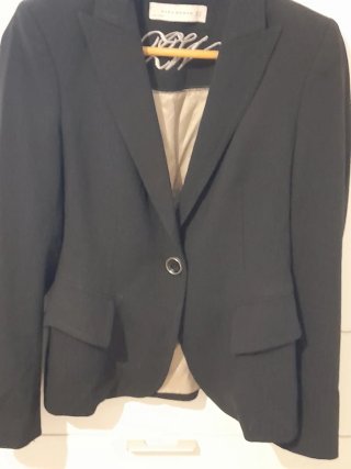 Blazer Zara Negra Mujer