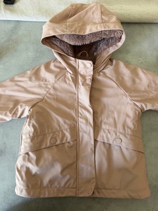 Cappotto Zara bambina rosa con cappuccio