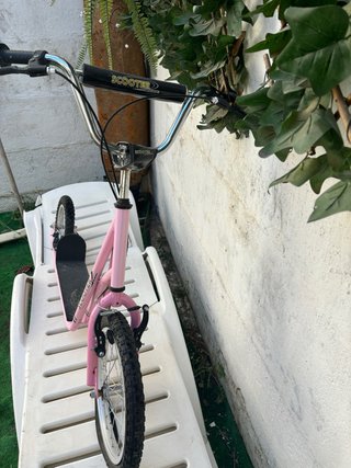 Patinete con Ruedas de Bicicleta