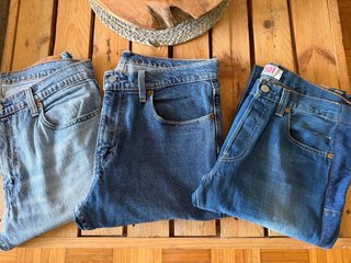 Pack 3 Pantalones Levi's Azules